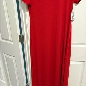 LuLaRoe Red Maxi Dress
